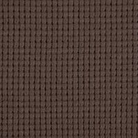 Waffelstrick Doubleface einfarbig taupe 1.4m Breite