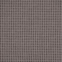 Waffelstrick Doubleface einfarbig grau 1.4m Breite