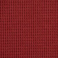 Waffelstrick Doubleface einfarbig dunkelrot 1.4m Breite