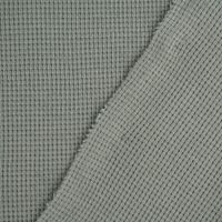 Waffelstrick Doubleface einfarbig dunkelmint 1.4m Breite