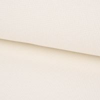 Waffelstrick Doubleface einfarbig creme 1.4m Breite