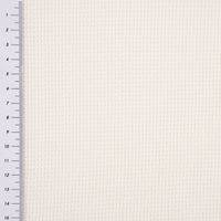 Waffelstrick Doubleface einfarbig creme 1.4m Breite