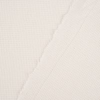 Waffelstrick Doubleface einfarbig creme 1.4m Breite