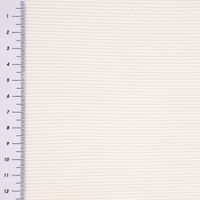 Jersey Rippjersey einfarbig creme 1.40m Breite