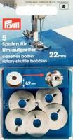 762.jpg Prym 5 Nähmaschinen Spulen ST für Umlaufgreifer 21.9mm