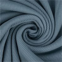 Jersey Rippjersey einfarbig indigo blau 1,40m Breite