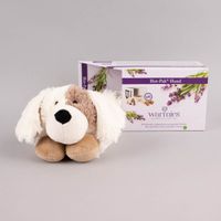 Warmies Wärmestofftier Hund creme braun 100% Hirse-Lavendelfüllung