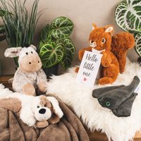 Warmies Wärmestofftier Hund creme braun 100% Hirse-Lavendelfüllung
