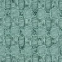 Bekleidungsstoff Waffelpique Big Waffle Baumwolle uni mint 1.45m