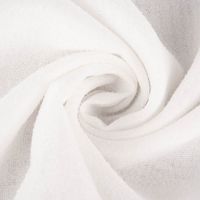 Gardinenstoff Stores feine Bouclé-Struktur mit Bleiband creme 2.60m