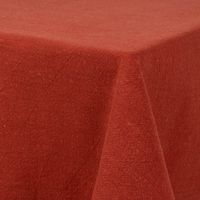 SCHÖNER LEBEN. Tischdecke Bio Ramie Leinenoptik uni rost div. Größen