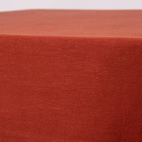 SCHÖNER LEBEN. Tischdecke Bio Ramie Leinenoptik uni rost div. Größen