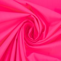 Bekleidungsstoff Polyester wasserabweisend reflektierend uni neon pink