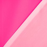 Bekleidungsstoff Polyester wasserabweisend reflektierend uni neon pink