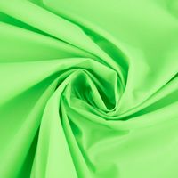 Bekleidungsstoff Polyester wasserabweisend reflektierend uni neon grü