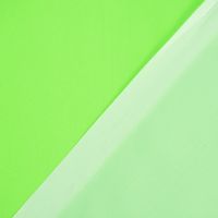 Bekleidungsstoff Polyester wasserabweisend reflektierend uni neon grü