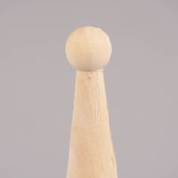 Creativ Company Deko Zwerg klein Holz naturbelassen 2.5x8cm