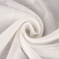 Gardinenstoff Paneele Meterware Scherli Liv Ovale wollweiß 60cm Breite