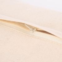 Deko Kissen gewebt Linien Jute natur creme 45x45cm
