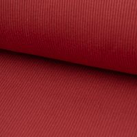 Jersey Rippjersey einfarbig rot 1.40m Breite