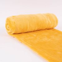 Kuscheldecke Enzo aus Mikrofaser gelb 130x180cm