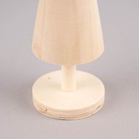 Creativ Company Deko Tannenbaum klein Holz naturbelassen 5x15.5cm