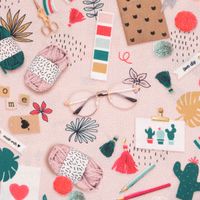 LeQuilt Patchworkstoff Baumwollstoff Popeline DIY Handarbeit 115cm  Breite