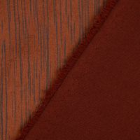 Bekleidungsstoff Stretch Wildlederimitat Streifen cognac grau 1.5m