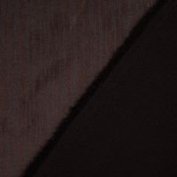 Bekleidungsstoff Stretch Wildlederimitat Streifen dunkelbraun grau 1.5