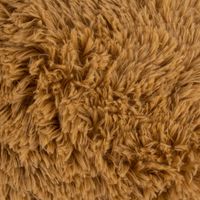 Deko Kissen Zottel Flausch Bodrum hellbraun 45x45cm