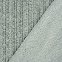 Wollstrick Strickstoff Wolle Melange mint 1.5m Breite