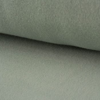 Organic Baumwoll-Fleece Bio-Fleece einfarbig dunkelmint 1.45m Breite