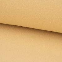 Organic Baumwoll-Fleece Bio-Fleece einfarbig pastellgelb 1.45m Breite