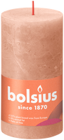 Bolsius Stumpenkerze Rustik creamy caramel 7x13cm