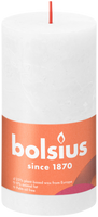 Bolsius Stumpenkerze Rustik cloudy white 7x13cm