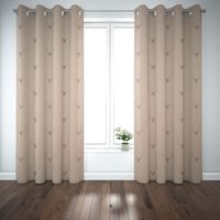 Dekostoff Landhausstoff Wendestoff Hirschkopf Geweih beige 1.40m