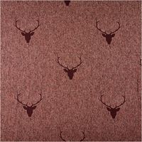 76684-Dekostoff-Jacquard-Gardinenstoff-Landhausstoff-Wendestoff-Hirschkopf-mit-Geweih-rotbraun-1-40m-Breite-IMG-2694.jpg Hochwertiger Jacquard-Dekostoff im Landhausstil mit rotbraunem Hirschkopf-Motiv. Der 1,40 m breite Wendestoff eignet sich ideal für rustikale Gardinen, Kissen oder Tischwäsche und schafft eine gemütliche Atmosphäre - Vollansicht dunkel