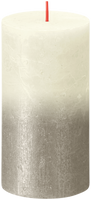 Bolsius Stumpenkerze Sunset Rustik soft pearl champagne 7x13cm