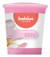 Bolsius Votivkerze Duftkerze True Scents Aromatic Magnolie rosa 4.5x5cm