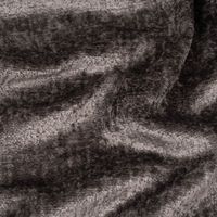 Polsterstoff Dekostoff Wärmevorhangstoff Akustik Soft Teddy Deluxe grau 1.45m Breite