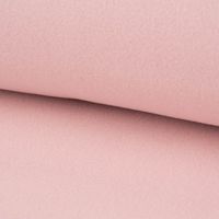 Organic Baumwoll-Fleece Bio-Fleece einfarbig altrosa 1.45m Breite