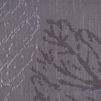 Gardinenstoff Inbetween Blätter halbtransparent grau 140cm Breite