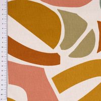 Baumwollstoff Dekostoff Retro Art moderne Kunst bunt 1.60m Breite