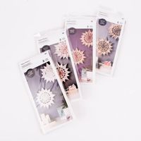 Rico Design Sterne Papiertüten Set hellbraun schwarz 24 Tüten