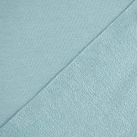 Organic Bio French Terry uni aqua blau 1.50m Breite