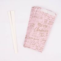 Rico Design Sterne Papiertüten Set rosa goldfarbig 24 Tüten