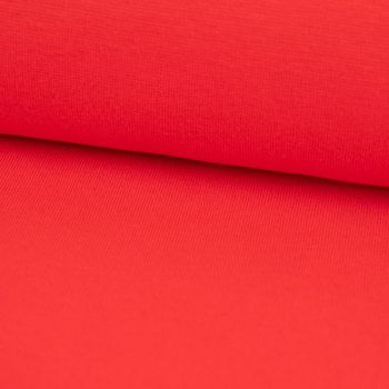 Strickschlauch Organic Bio Bündchenstoff rot 35cm Breite