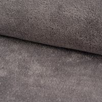 Frotteestoff Velvet Bambus Frottee kuschelweich uni grau 1.5m Breite