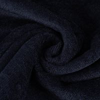 Frotteestoff Velvet Bambus Frottee kuschelweich uni dunkelblau 1.5m
