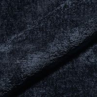 Polsterstoff Dekostoff Wärmevorhangstoff Akustik Soft Teddy Deluxe dunkelblau 1.45m Breite